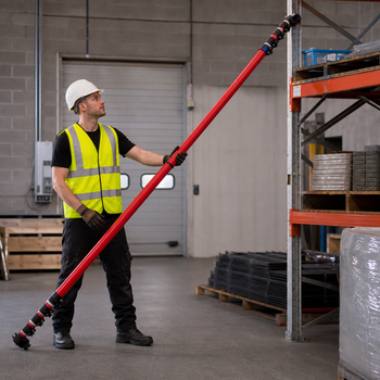 Telescopic Crossbar with Elbow Connectors 7.6m for Site Safety