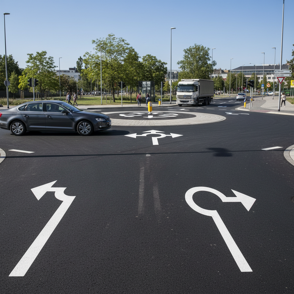 Premium Preformed Thermoplastic Symbols for Road and Facility Marking - Fast Installation, Durable, Available in Various Sizes and Colors