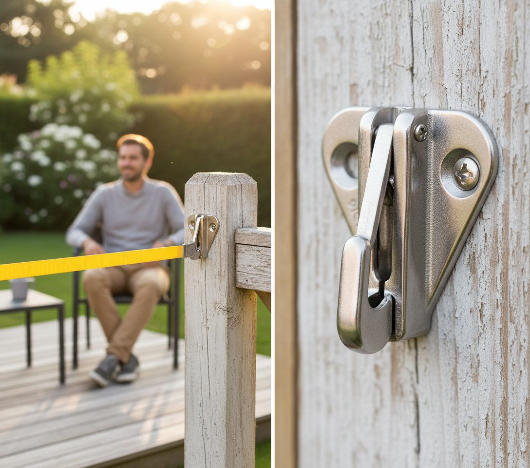 Premium Wall Mount for Retractable Barrier Reel - Heavy Duty, Easy Installation, Durable Design