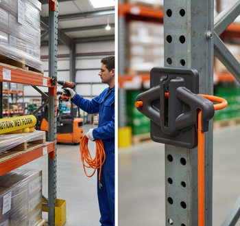 Premium Cord Strap Clip with Elastic and Built-In Magnet for Secure Attachments - High-Quality Professional Grade for Industrial and Commercial App...