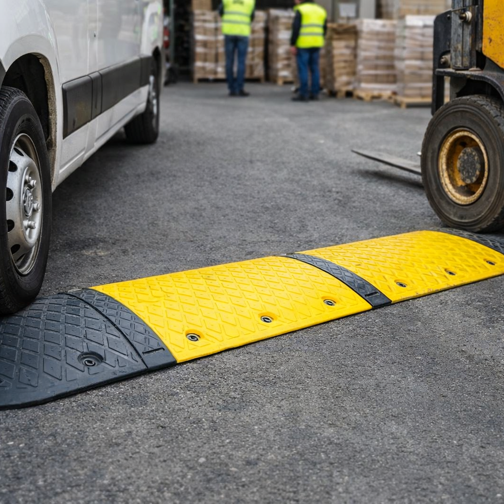 Heavy Duty Speed Bump – 2500mm x 450mm x 60mm – Steel Reinforced – Commercial Use