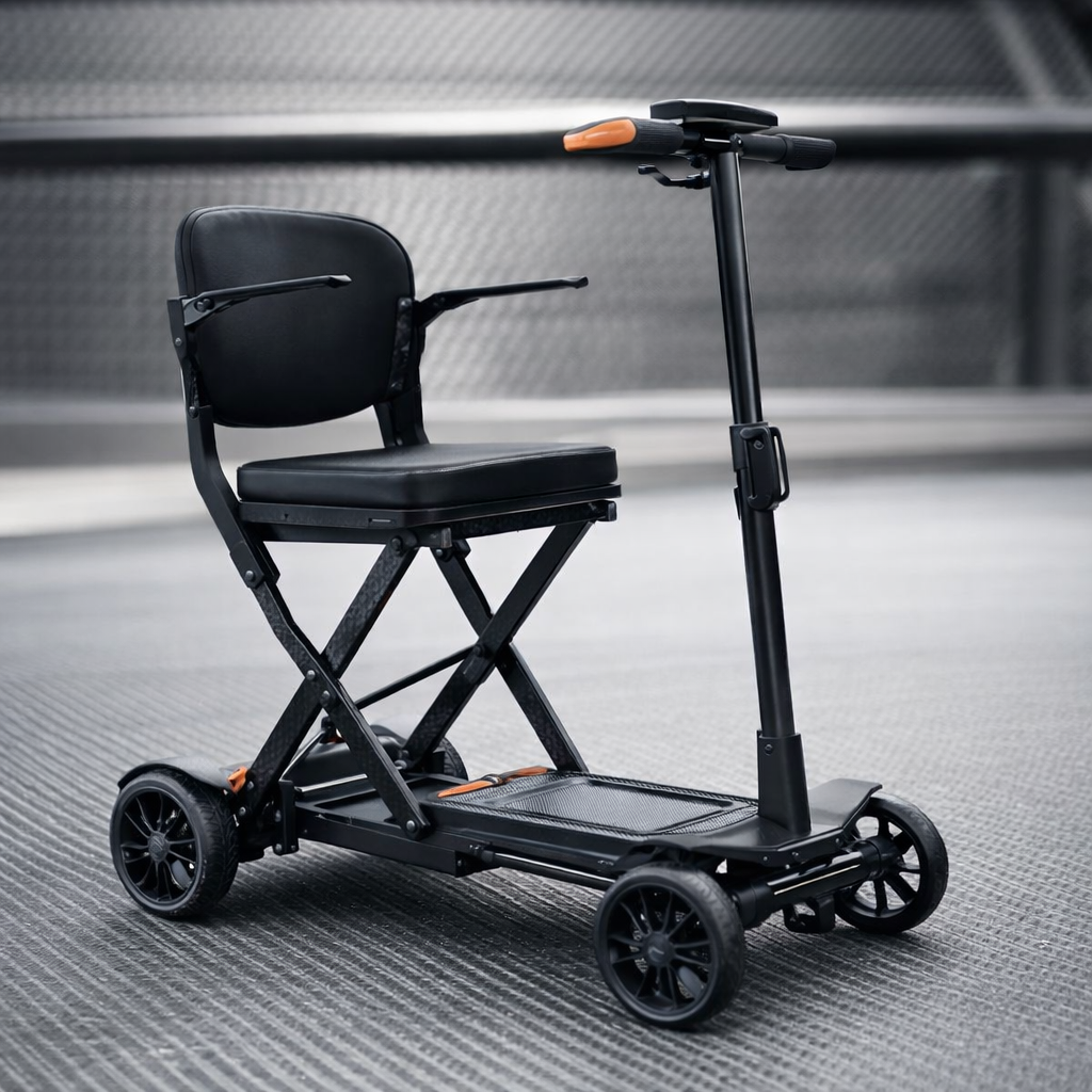 Carbon Fibre Mobility Scooter – 15.4kg Lightweight – Indoor/Outdoor Use