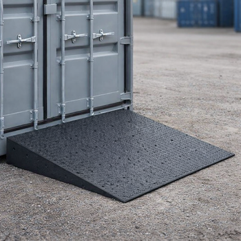 Ground Level Shipping Container Ramps – 150-300mm High – Heavy Duty – Commercial Use