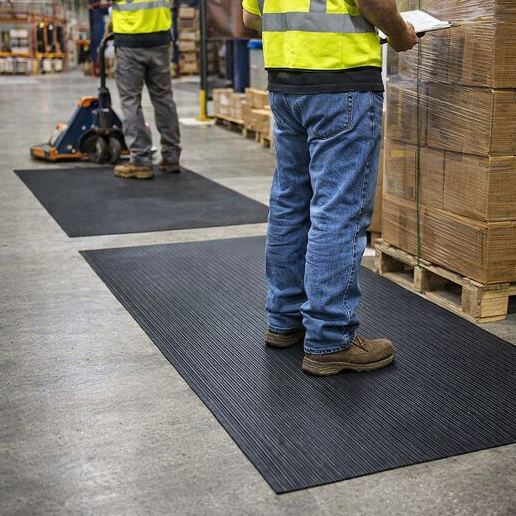 Anti Fatigue Mat – Black – 9.4mm Thick – Light Duty Use