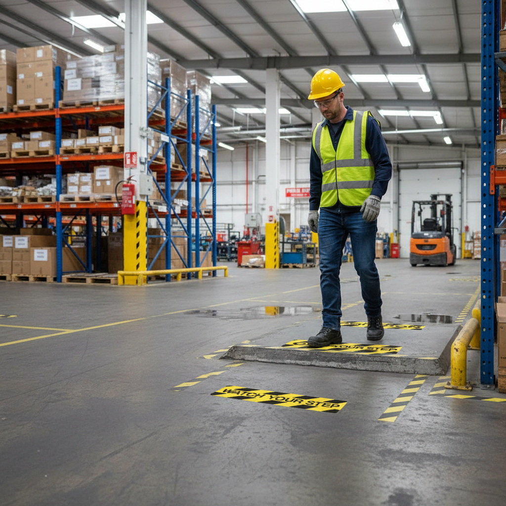 Premium Anti-Slip Safety Tread 150mm x 610mm - High-Visibility, Durable, Slip-Resistant Solution for Steps and Ramps