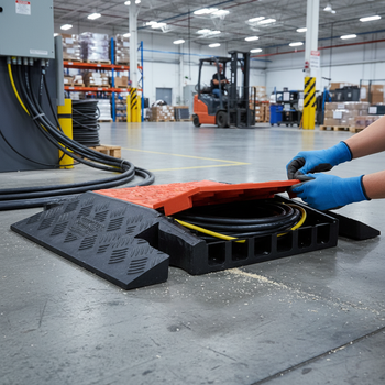 Premium 5 Channel Guard Dog Left Turn - Durable Traffic Control Solution - High-Quality Professional Grade for Industrial and Commercial Applications