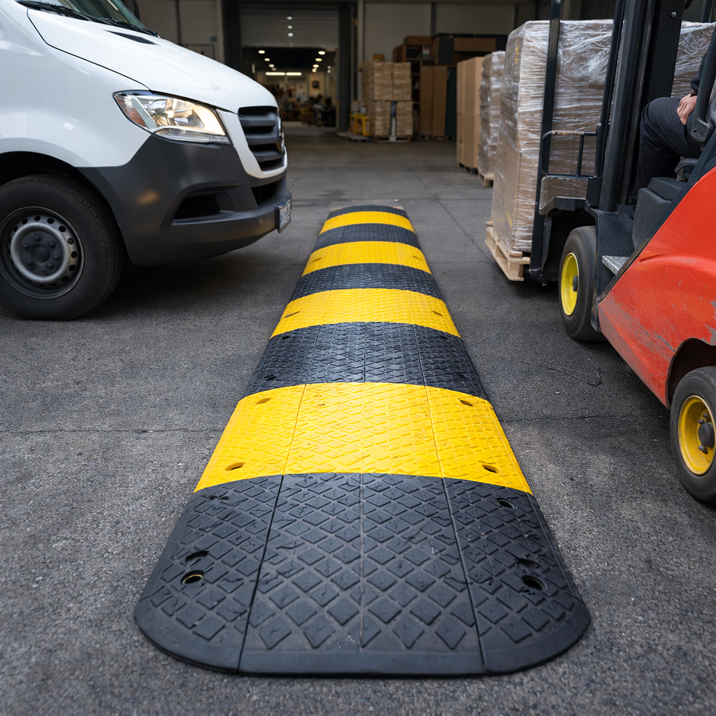 Heavy Duty Speed Bump – 8500mm x 450mm x 60mm – Steel Plate – Traffic Control