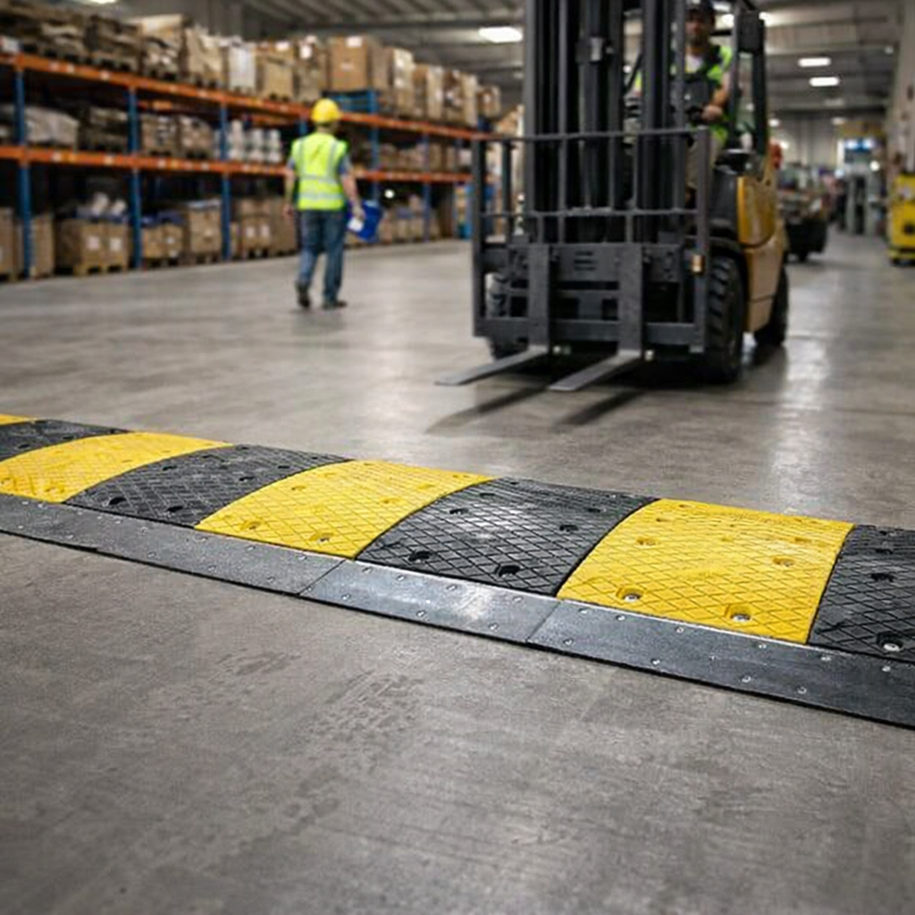 Heavy Duty Speed Bump Middle – Steel Plate – 9500mm x 450mm – Road Safety