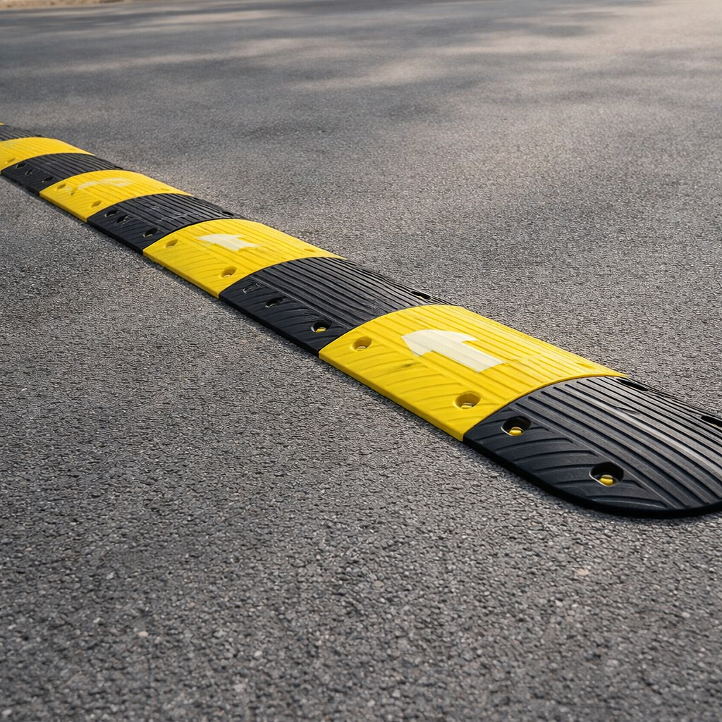 Speed Bump Kit — 3.5M (3500x400x50mm) | Recycled Rubber | Next-Day UK Delivery