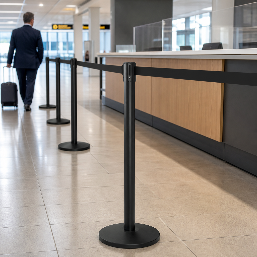Belt Barrier System 3.4m for Indoor Queue Control