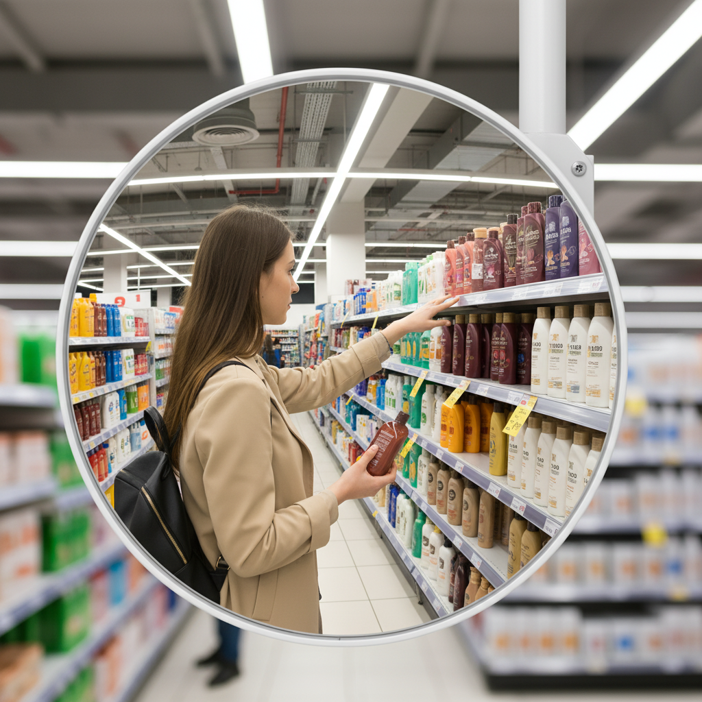 Premium Round Acrylic Convex Observation Safety Mirror for Outdoor Use with Durable Shock-Resistant Design | Barriers Co