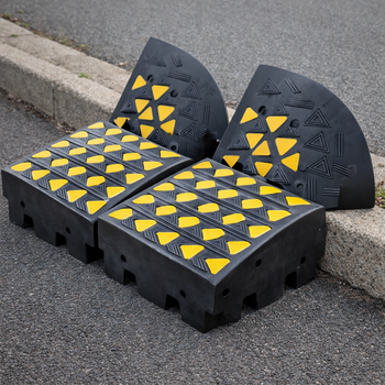 Rubber Kerb Ramp Kit – 200mm High – Heavy Duty – Vehicle Access