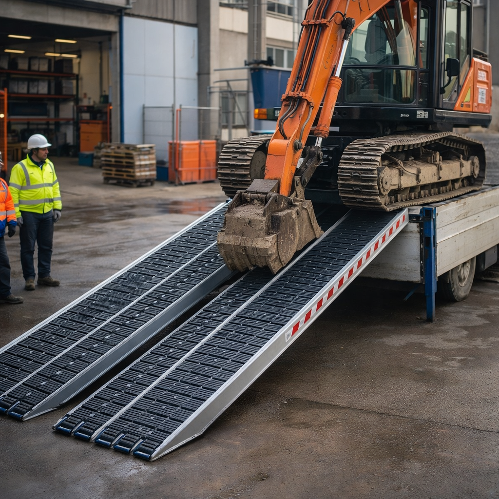 Steel Track Ramps – 5000mm x 480mm – Heavy Duty – Industrial Use