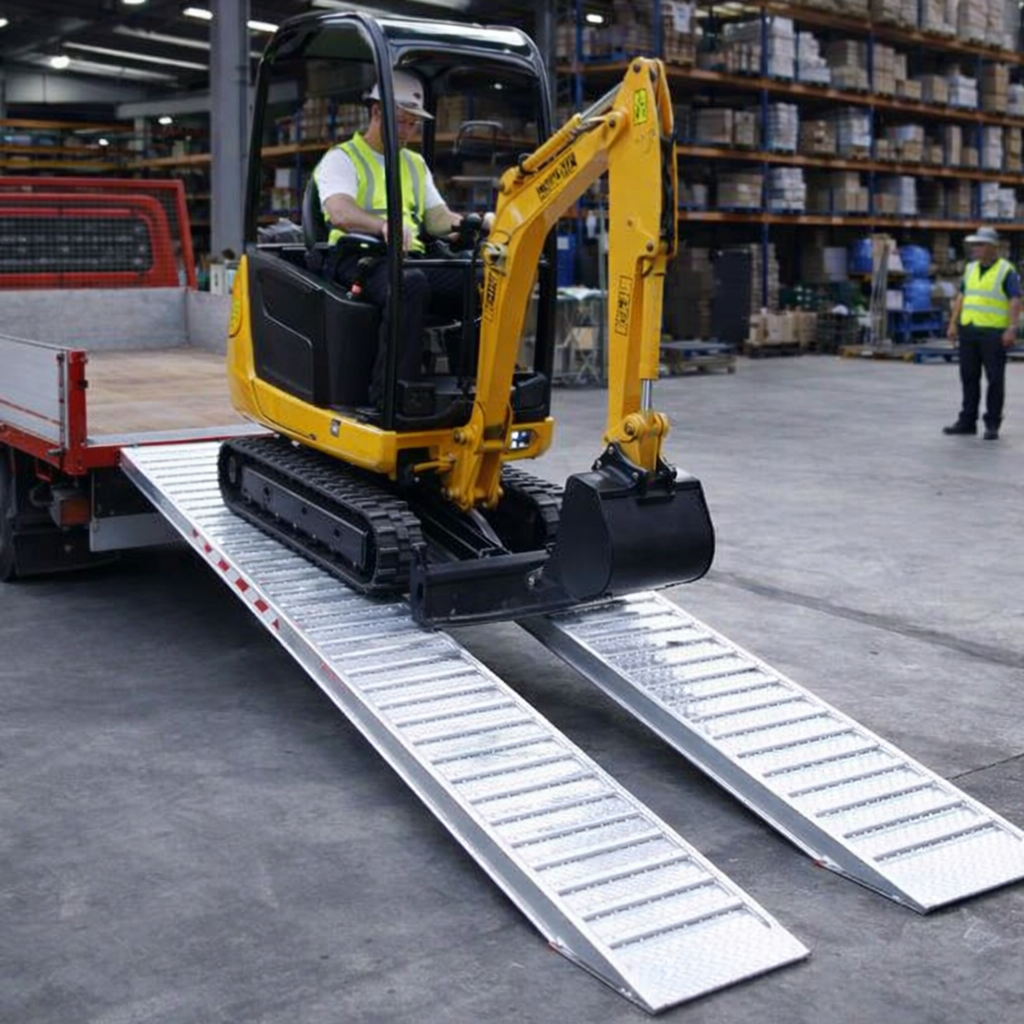 Extra Wide Aluminium Loading Ramps – 4000x400mm – 1500kg Capacity – Vehicle Access