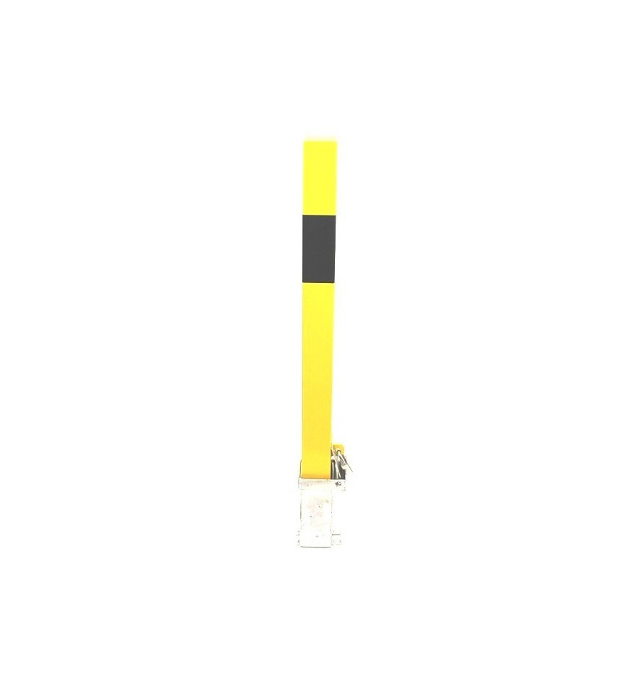 Heavy Duty Removable Parking & Security Post - Yellow