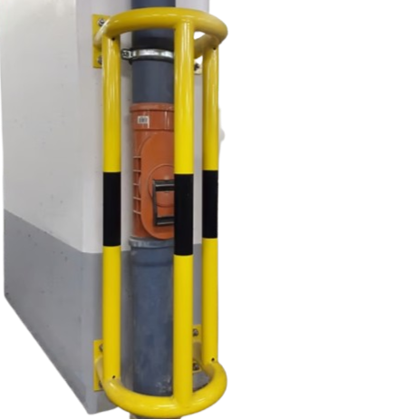 Yellow/Black Traffic Line External Pipe Protectors