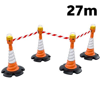 Skipper 27m retractable cone topper kit + lights (KIT03)