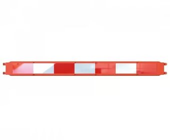 TRAFFIC-LINE Barrier Board System HDPE - 1,250mm Plank - Red/White