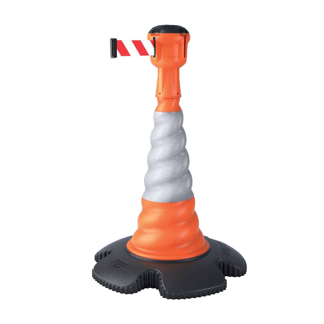 Barrier System | Skipper Traffic Cone Unicart – Includes 6 x Skipper cones, 6 x Skipper units & 1 x Accessory Pack