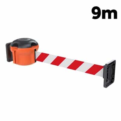 9m XS wall mounted retractable barrier kit (KIT11)