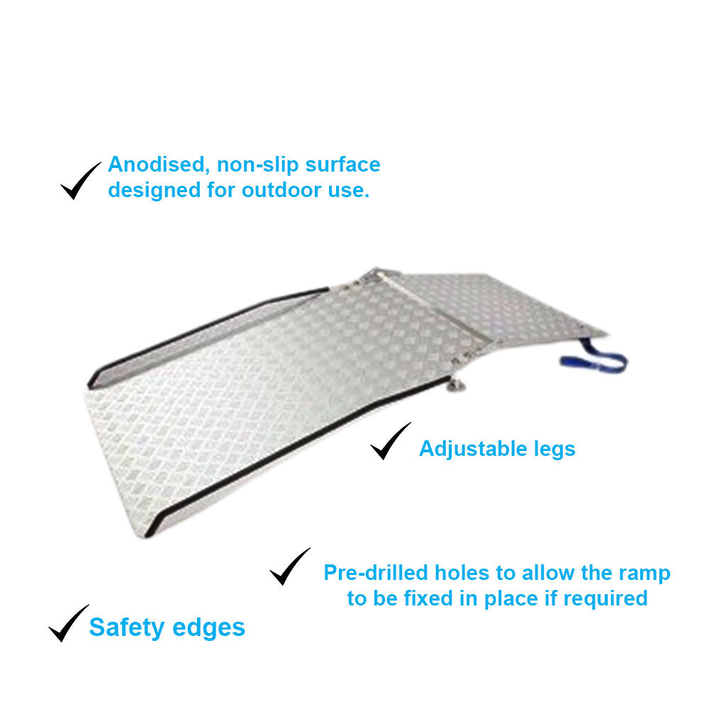 Adjustable Threshold Bridge Ramp – Ideal for Navigating Uneven Surfaces