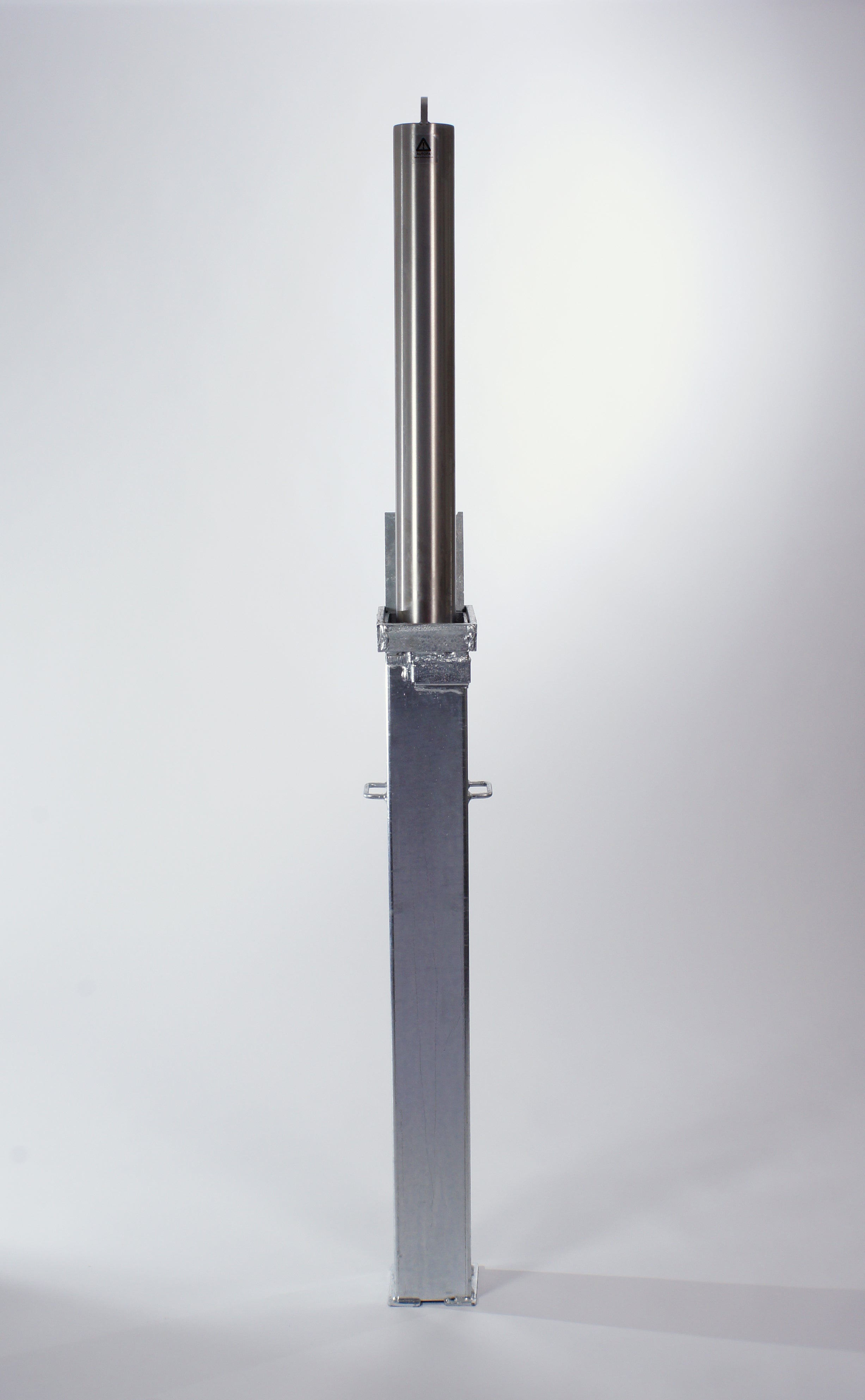 Light Gray 745mm Stainless Steel Retractable Telescopic Post