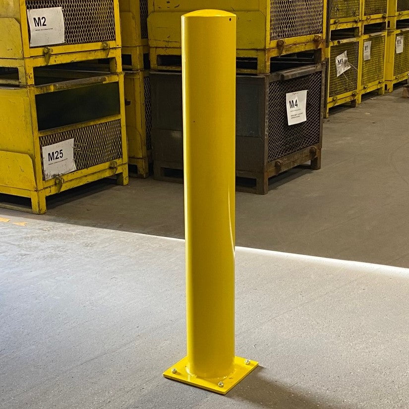 Sienna Plain Round Bollard 1200mm Above Ground