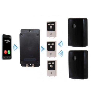 Battery Covert GSM UltraDIAL Alarm with 2 x Outdoor BT PIR's