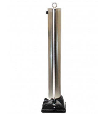 Large Fold Down Stainless Steel Security Post & Eyelet