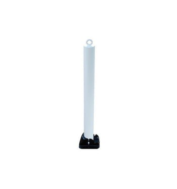 76mm Fold Down Parking Post With Integral Lock & Chain Eyelet