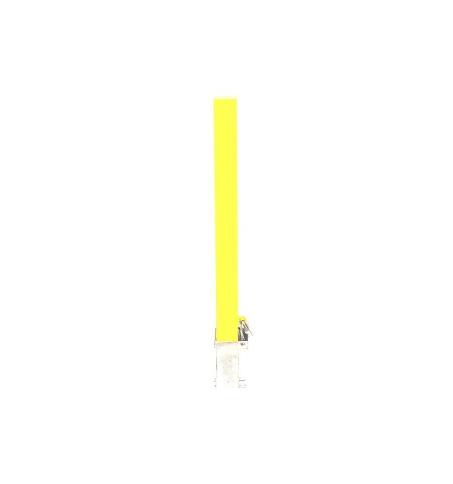 Beige Heavy Duty Yellow Removable Parking & Security Post