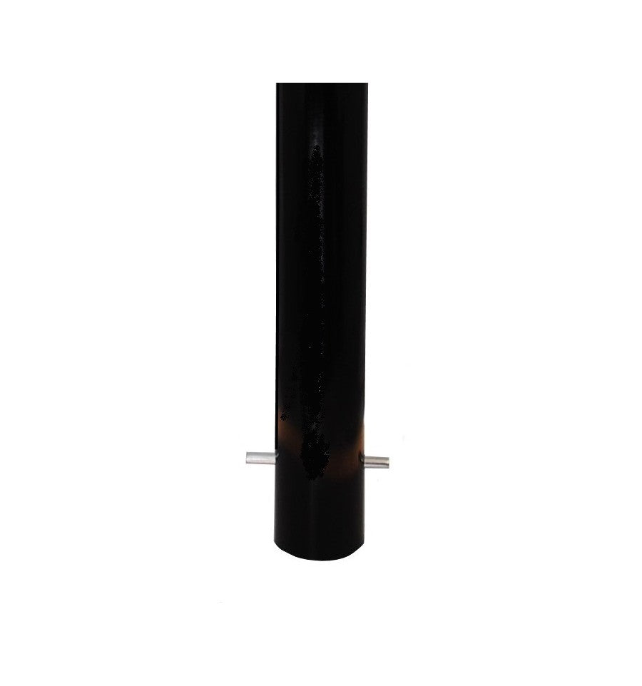 Black Black Spigot Static Bollard - 76mm Dia.