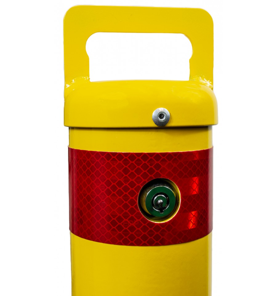 Goldenrod Bolt Down Removable Bollard