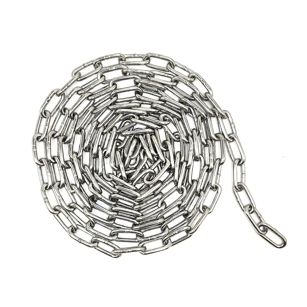 Heavy-Duty 8mm Galvanised Steel Barrier Chain – 30 Metre Rust-Resistan