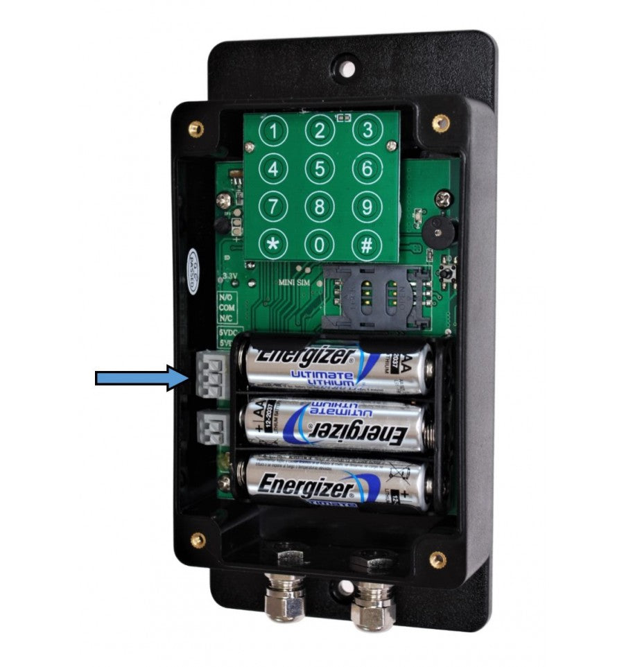 Black Battery Covert & Silent GSM UltraDIAL Alarm With 1 x UltraPIR