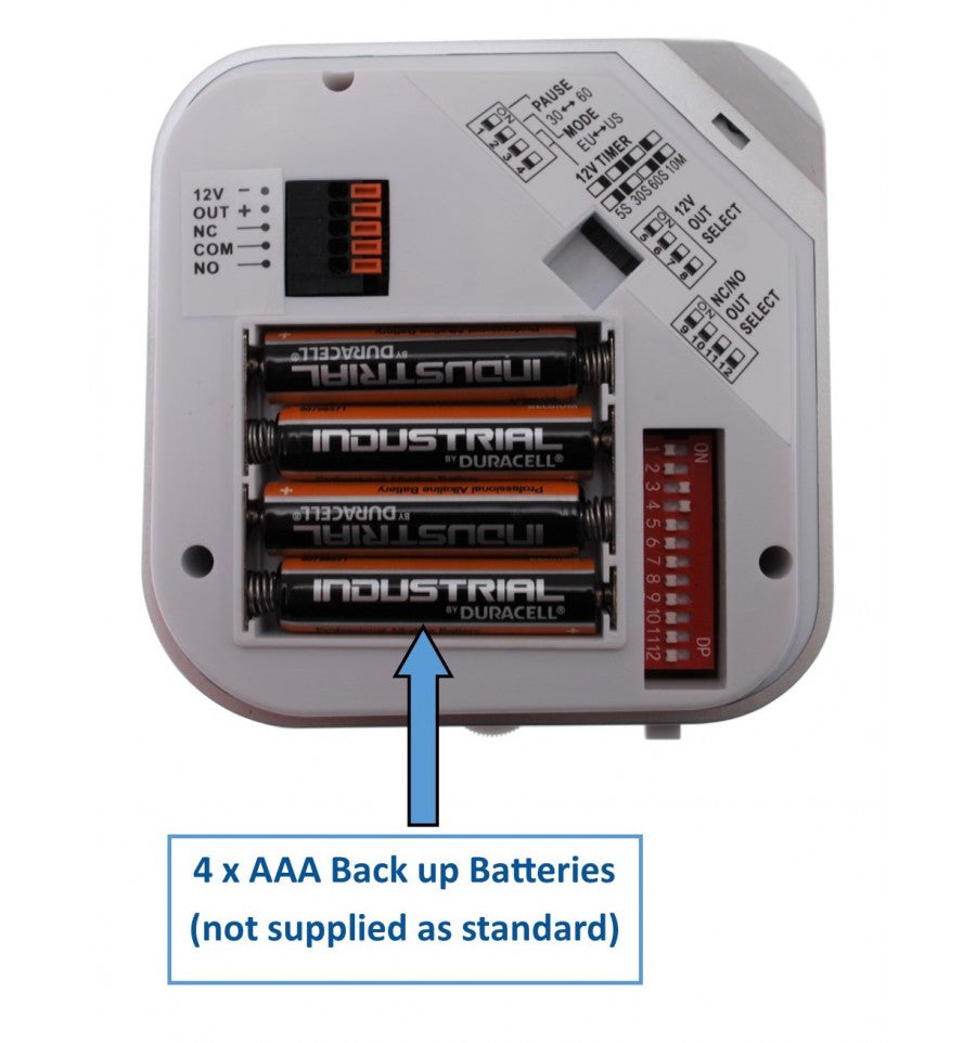 Dark Gray Driveway Alert System With 2 x PIR's & 2 x Receivers