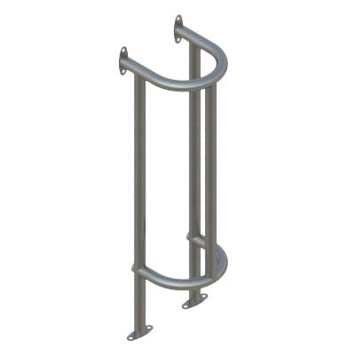 Floor and Wall Mounted Vertical Pipe Protector