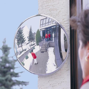 All-Weather Spion Convex Security Mirror – Indoor & Outdoor Usev